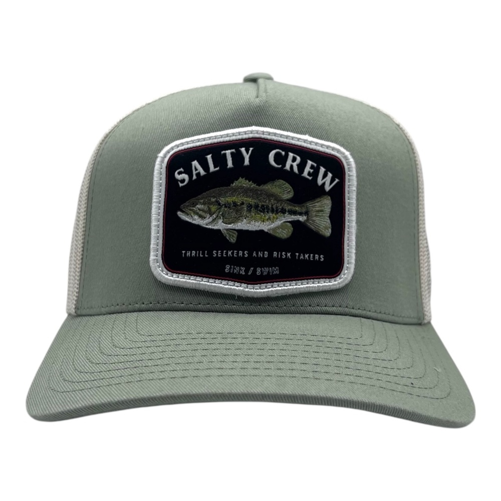 Salty Crew Authentic Big Mouth Trucker Snapback Adjustable Hat/Cap